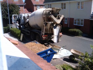 Cement Lorry Arrived
