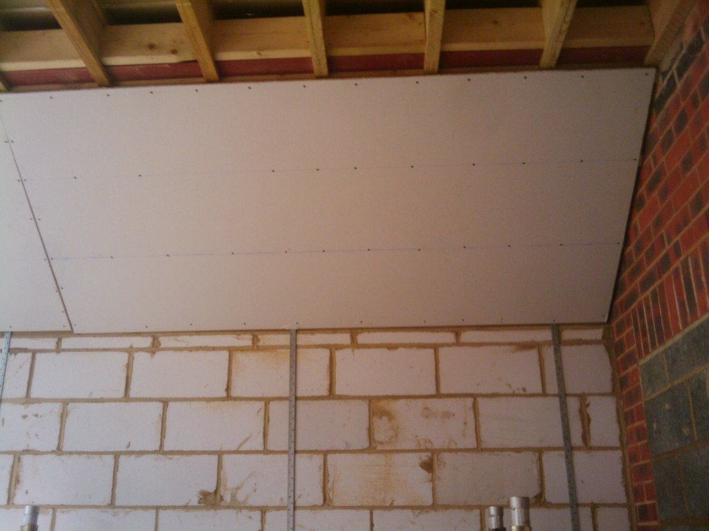 The first plaster board