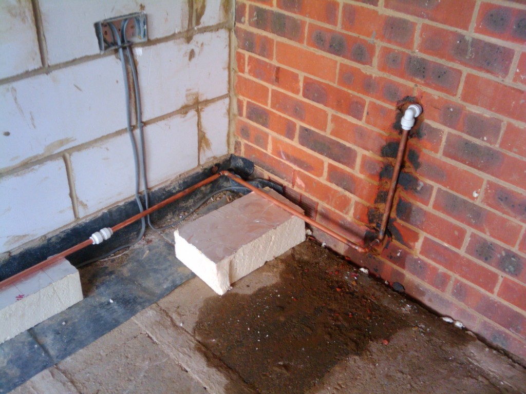 Outside tap plumbed in