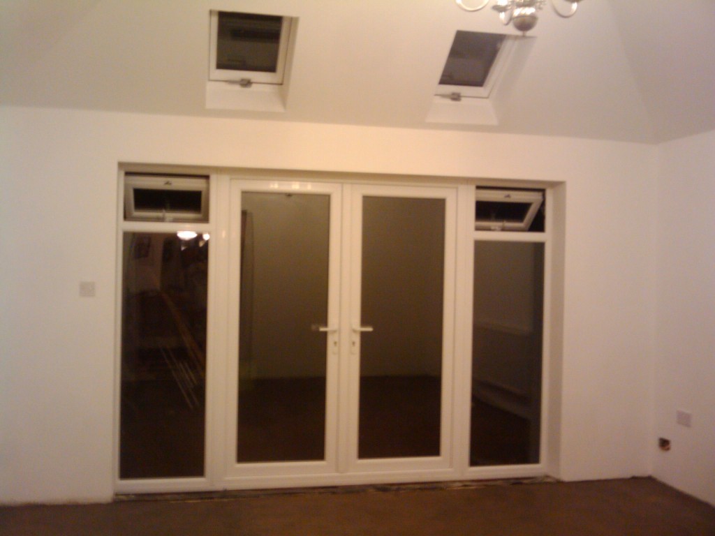 French doors finished