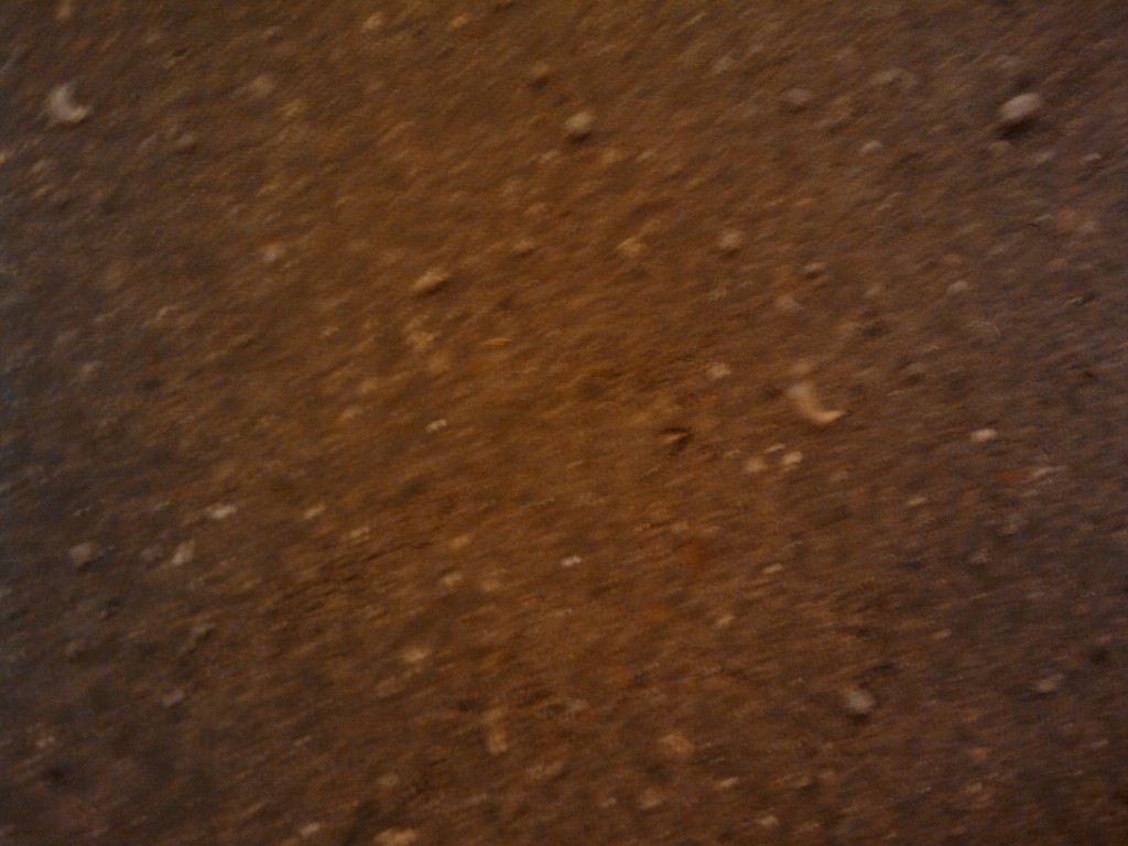 Blurry close up of the screed