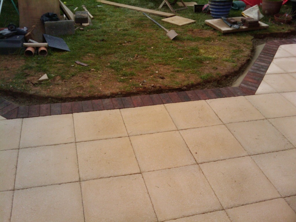 Patio almost finished