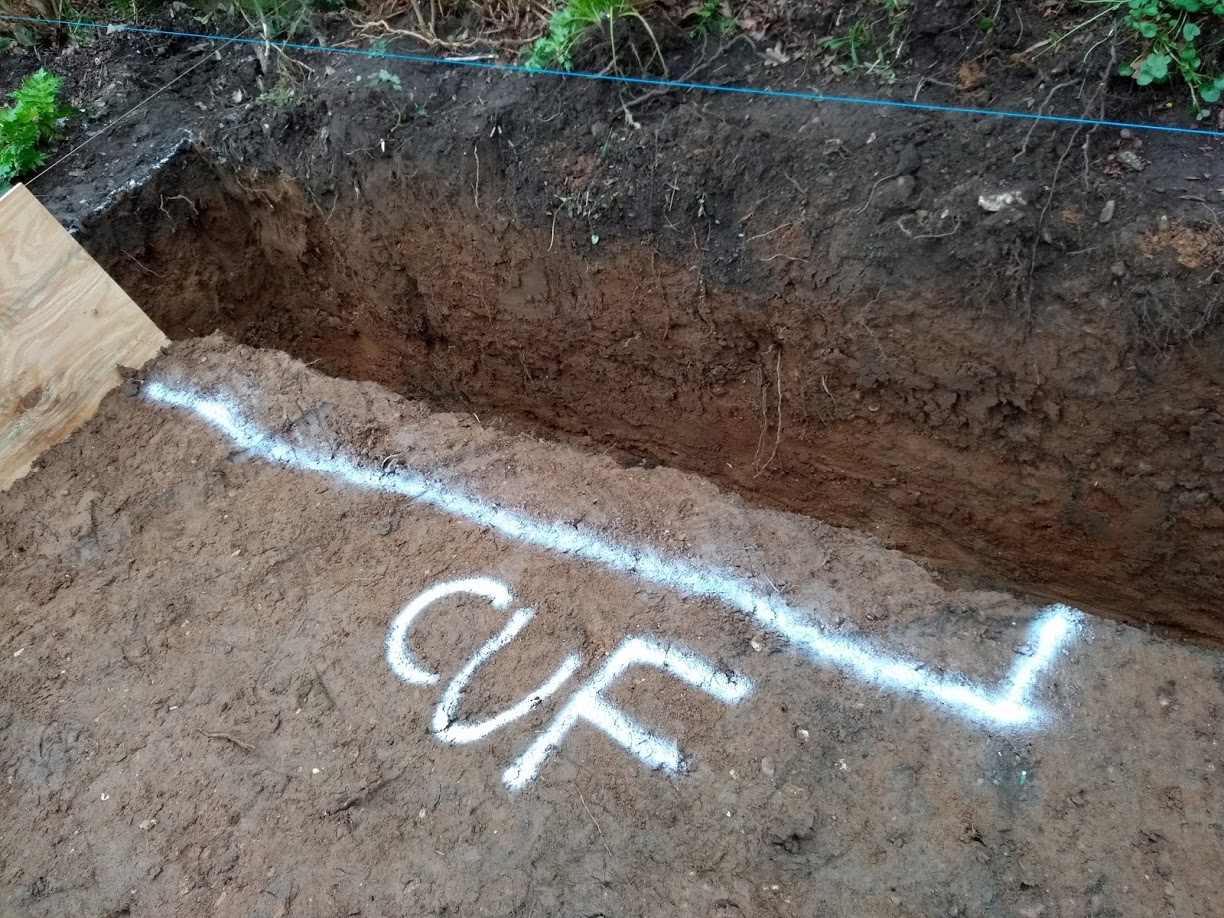 what is CUF building trench foundations