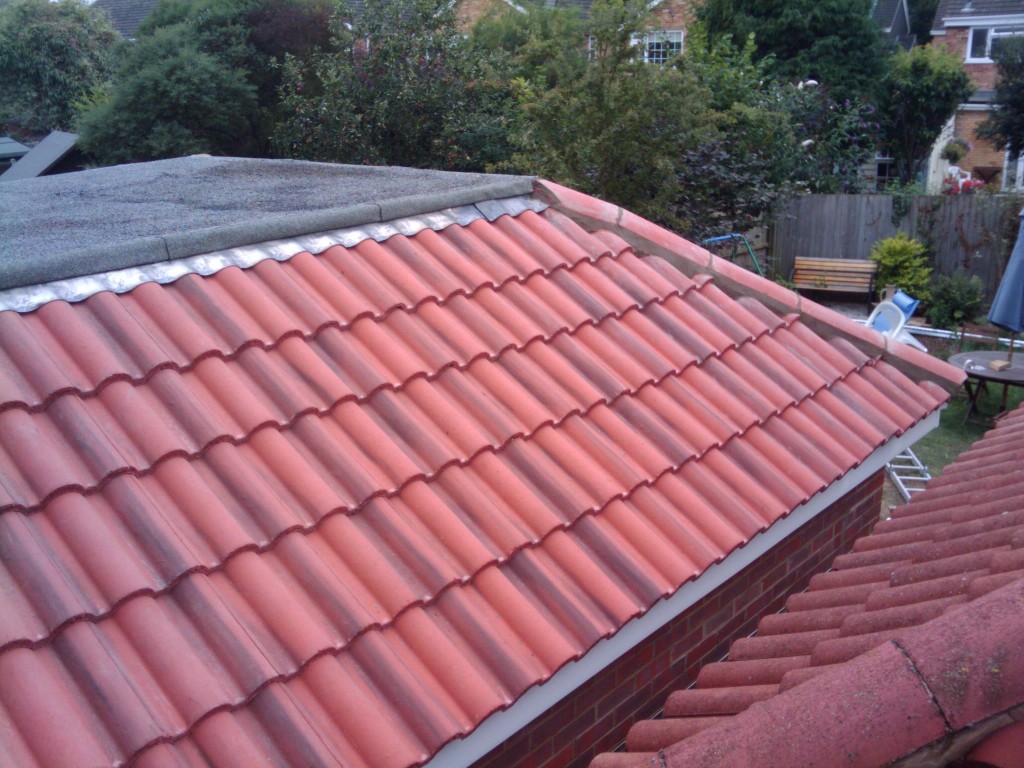 Finished roof