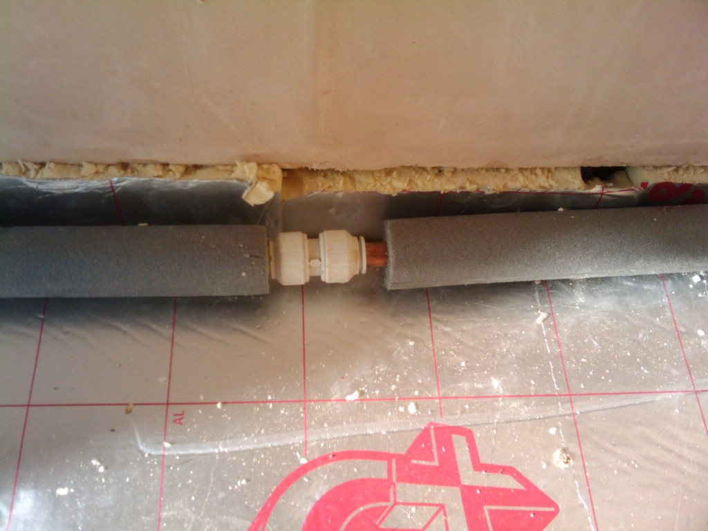 dodgy plumbing with push fit