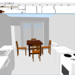 Sweet Home 3D plan - virtual kitchen